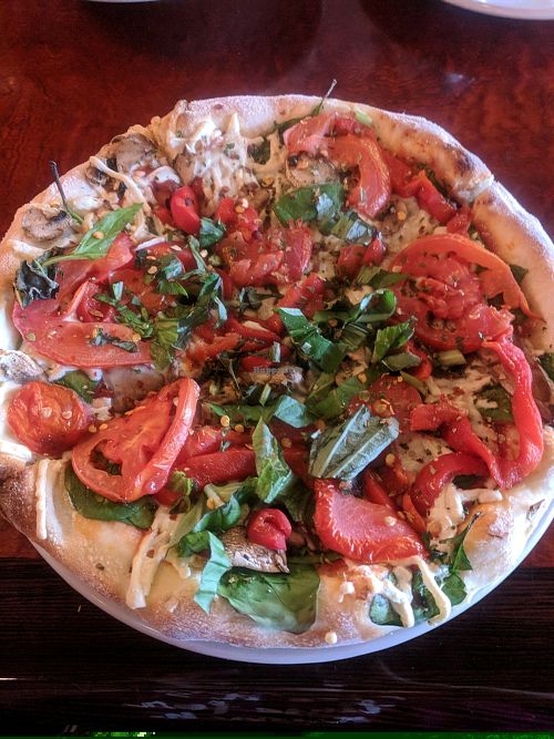 veganizza at NYPD Pizza in Avondale