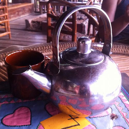 Herbal teapot at Daauw Home in Huay Xai
