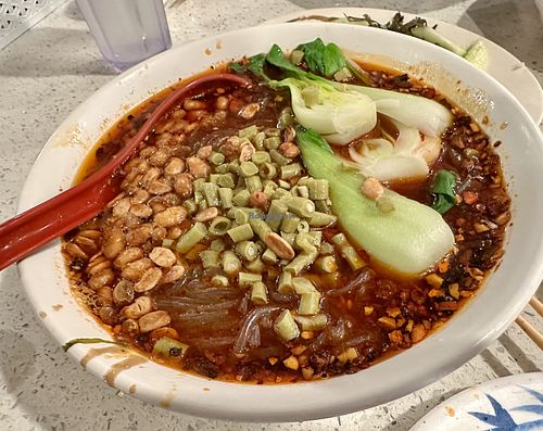 Spicy and Sour Fans  at Chong Qing Special Noodles  in San Gabriel