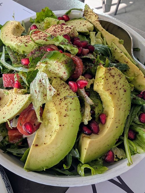 Avocado salad at Al Safadi in Abu Dhabi