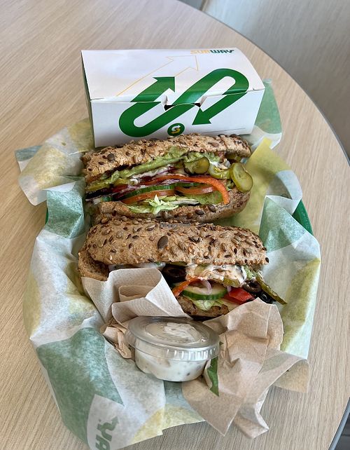Sandwich + Fries + vegan dip   at Subway in Gross Gerau
