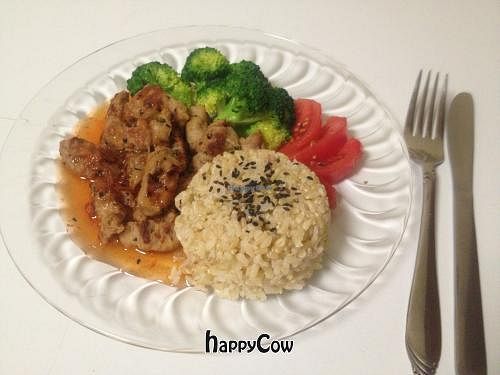 Cheerful Half Chicken at Golden Green Vegan in Charlotte