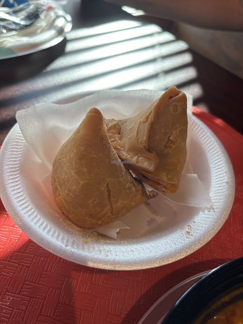 Veggie samosas   at Himalaya in Kitty Hawk