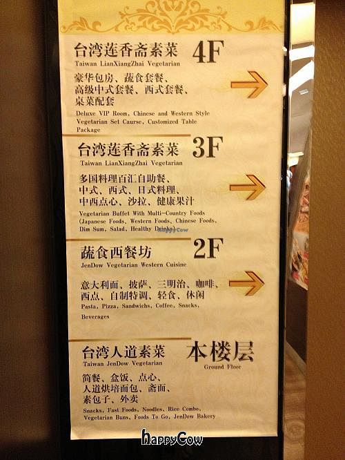 Floor plan at JenDow - Lian Shiang Jai 莲香斋 in Shanghai