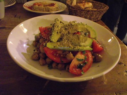 Great vegan chickpea avokado salad  at Made In Home in Sofia