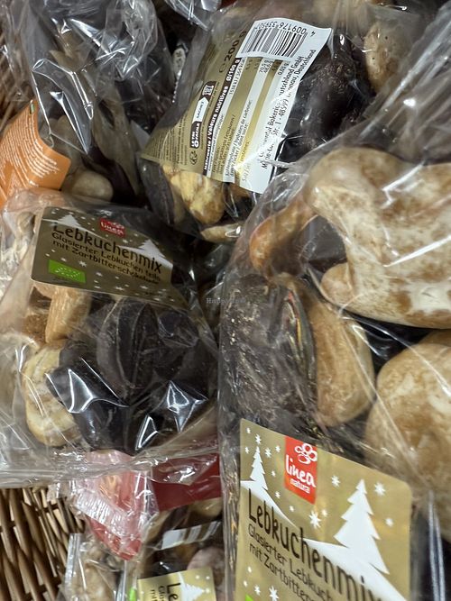 xmas sweets vegan  at denns Biomarkt -  Europaplatz in Berlin