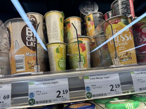 vegan milk products  at denns Biomarkt -  Europaplatz in Berlin