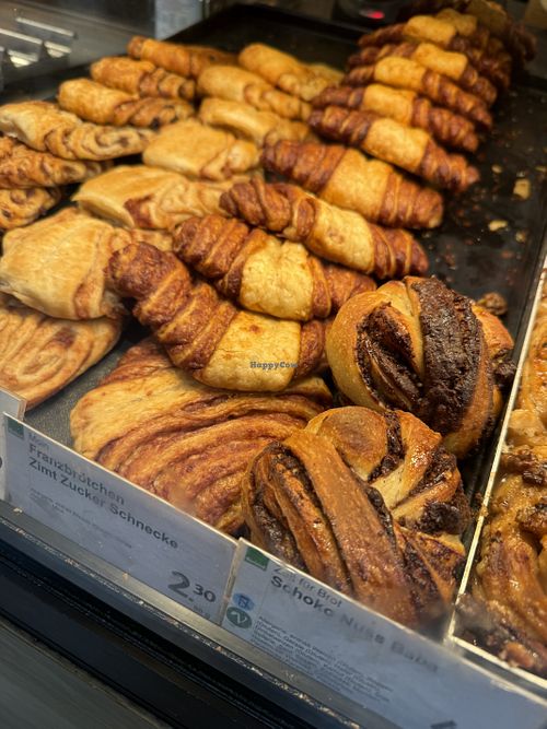 all vegan bakery goods  at denns Biomarkt -  Europaplatz in Berlin