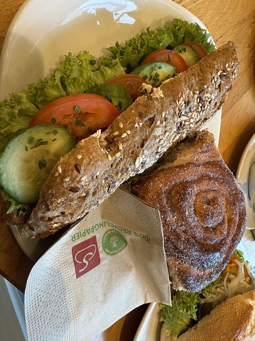 "Vitalbaguette" #Veganuary at Steinecke in Berlin