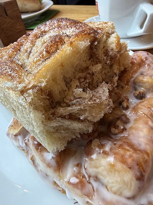 cinnamon roll  at Steinecke in Berlin