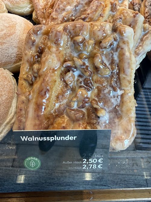 vegan walnut danish  at Steinecke in Berlin
