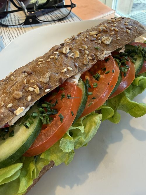 vegan 'vital' sandwich  at Steinecke in Berlin