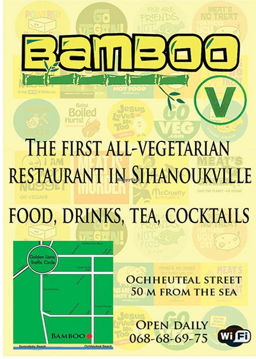 veg food at Bamboo Bar & Vegetarian Restaurant in Sihanoukville