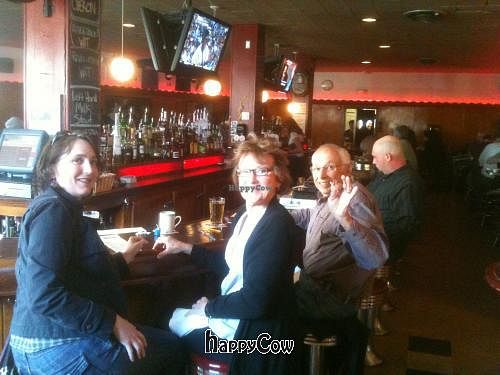 Some satisfied customers at Happy Dog - Detroit Ave in Cleveland