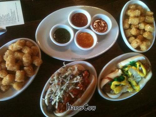 Happy Dogs and Tator Totts at Happy Dog - Detroit Ave in Cleveland