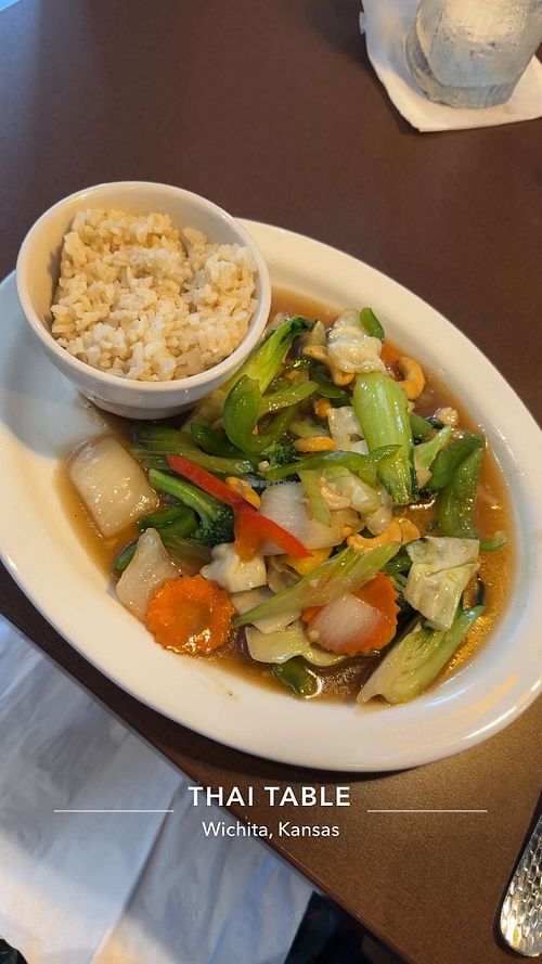 Cashew Nut with Brown Rice  at Thai Table in Wichita