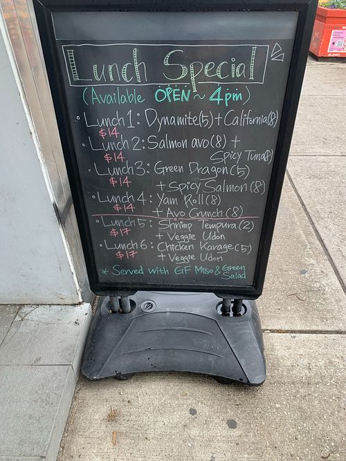 Lunch Special at Aria Sushi in Toronto
