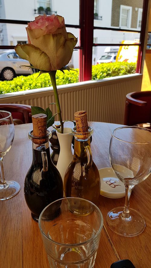 Rose at Riccardo's Italian Restaurant in South West London