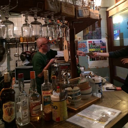 a bit small but cozy!  at Los Barbados in Tokyo