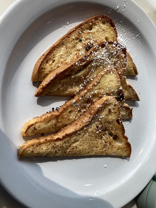 Vegan and gluten free French - almond and orange  at Fold'd Community Diner in Somersworth