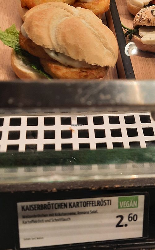 Kaiserbroetchen Kartoffelroesti at backWERK in Bocholt
