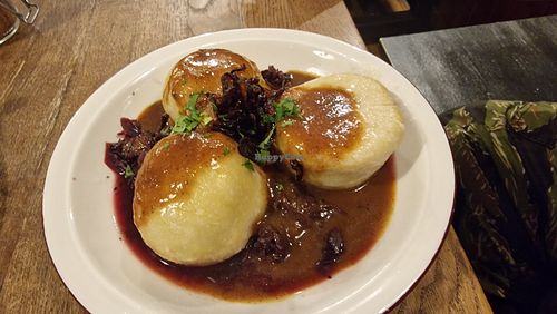 Knedle. Bardzo dobre i sycące at Globe Bookstore And Cafe in Prague