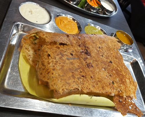 Onion rava masala dosa at Crispy Dosa - Hounslow in South West London