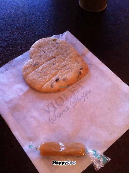 Lavender shortbread and vanilla caramel. at Violet Sweet Shoppe in Seattle