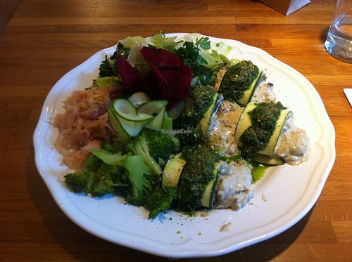 This cannelloni dish is my favorite - it's so flavorful! at Raw in Helsingborg