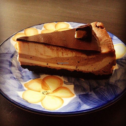 chocolate peanut butter cheesecake (vegan!) at Sweet Hereafter in Halifax