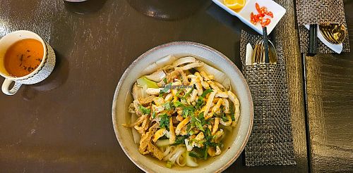 pho with tofu at Koko Organic in Prague