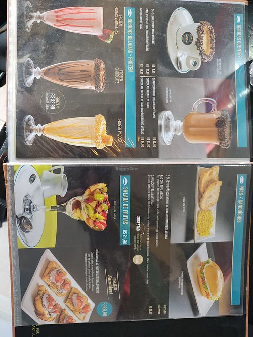 Cardápio março 2025 folha 2 at Monkafé Cafeteria in Campinas