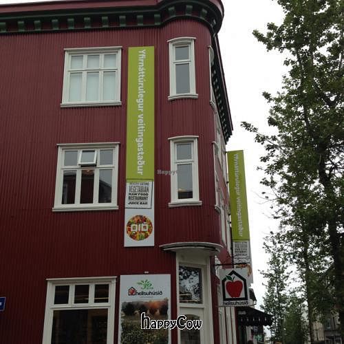 outside at Glo - Laugavegur in Reykjavik