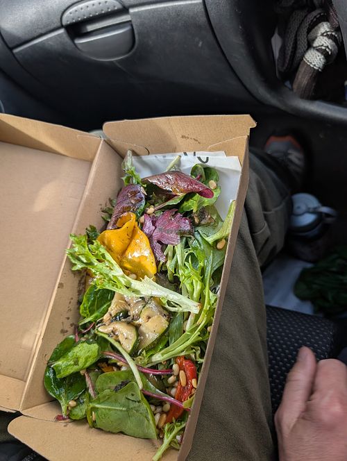 Chargrilled vegetable salad at The Capital in Horsham