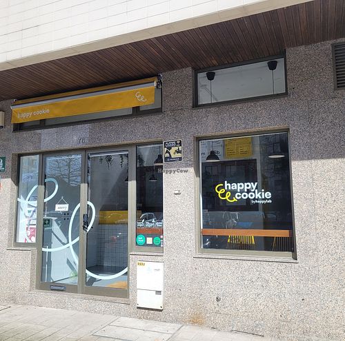 Outside at Happy Cookie in Porto