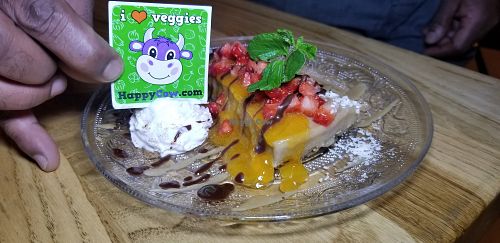 New cake made with Teff at Tenat in Tel Aviv