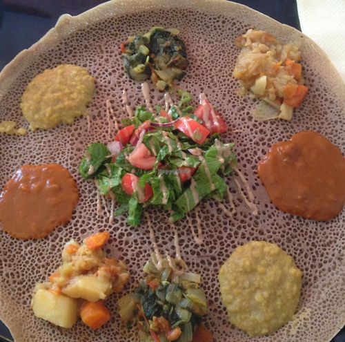 Injera at Tenat in Tel Aviv