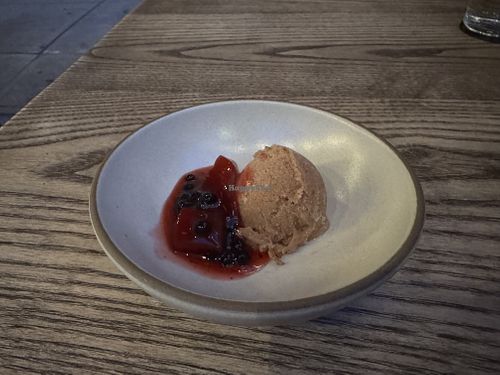 Chocolate ice cream   at 3rd Cousin in San Francisco