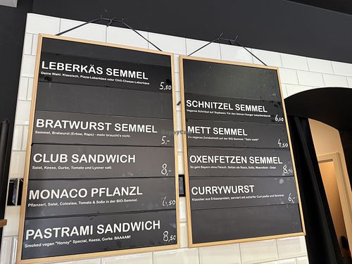 menu  at Die Vegane Fleischerei - Frauenstraße in Munich