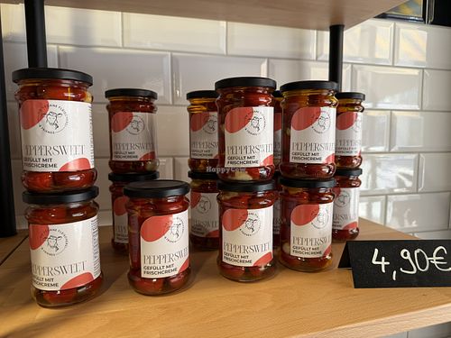 stuffed peppers  at Die Vegane Fleischerei - Frauenstraße in Munich