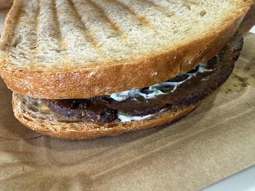 pastrami sandwich  at Die Vegane Fleischerei - Frauenstraße in Munich