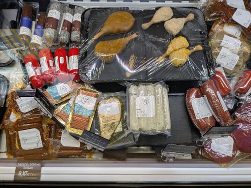 Deli offering  at Die Vegane Fleischerei - Frauenstraße in Munich