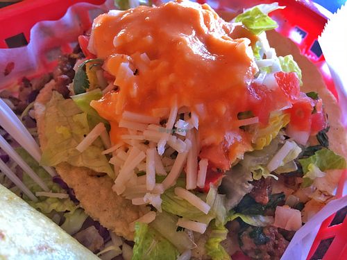 Ranchero Taco at El Cantaro Vegan Mexican Restaurant in Monterey