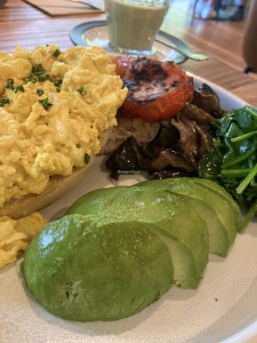 Vegan brekky  at Pasture of Kirribilli in Kirribilli