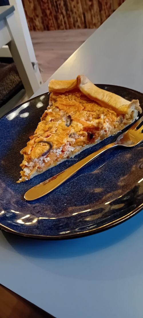 Quiche at Wombats Café in Giessen