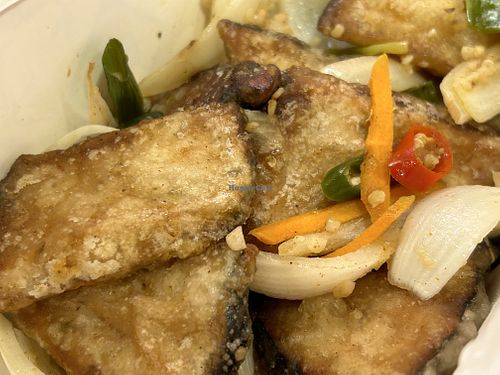 Salt & Pepper Vegan Fish  at Veggie Garden  in Harrogate