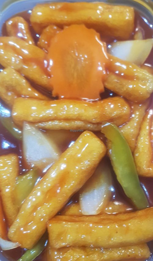 Sweet and sour tofu at Veggie Garden  in Harrogate