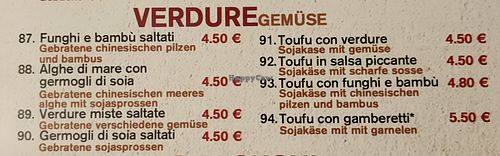 Main dishes at La Giunca in Merano