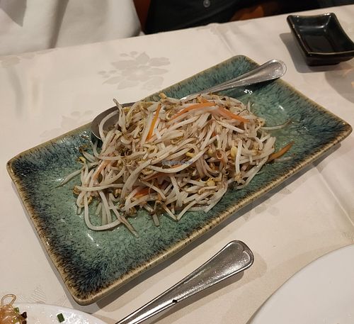 Stir-fried bean sprouts (90) at La Giunca in Merano