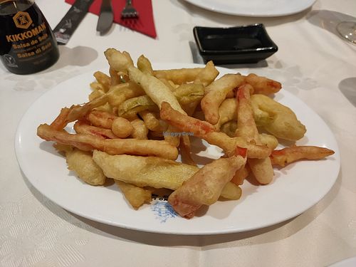 Tempura style veggies (6) at La Giunca in Merano